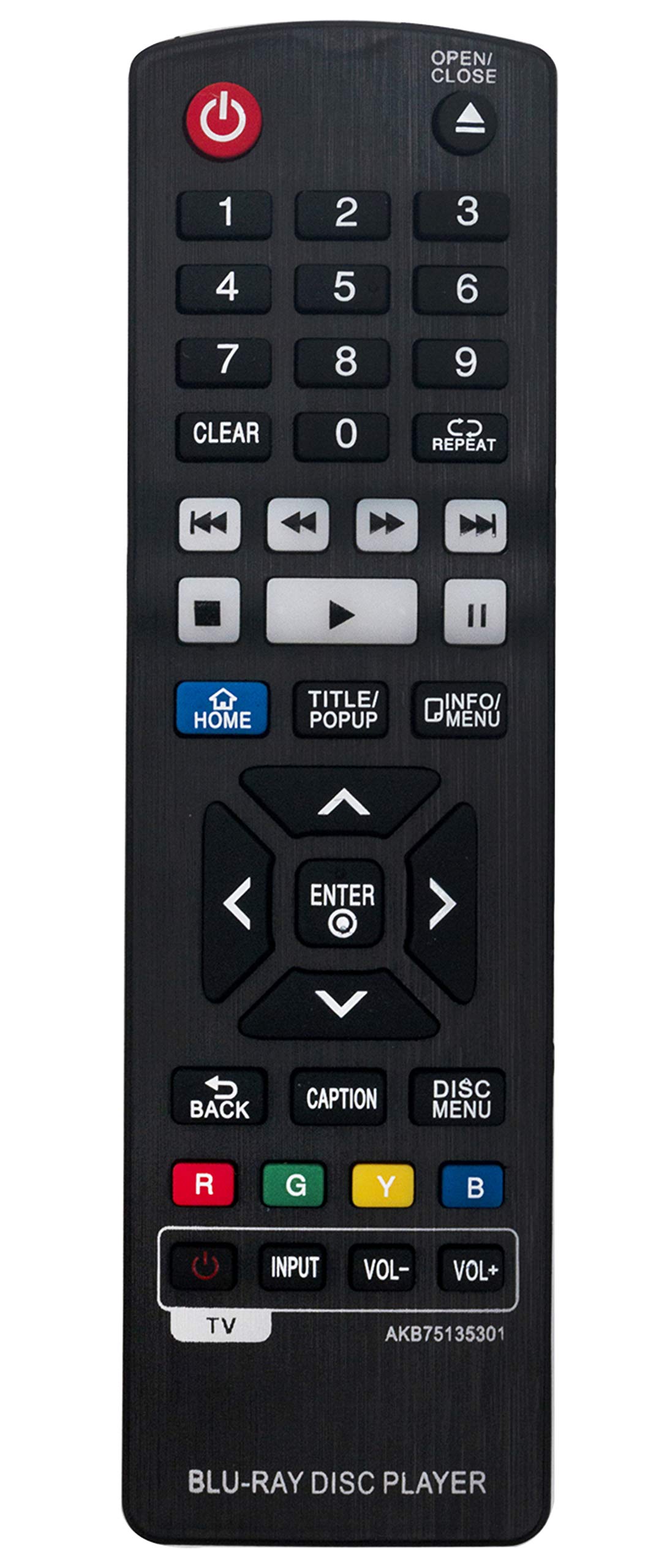 Amazon | AKB75135301 交換用リモコン LG Blu-Ray Disc Player